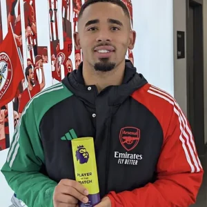 Addids Gabriel Jesus Arsenal Puffer Jacket
