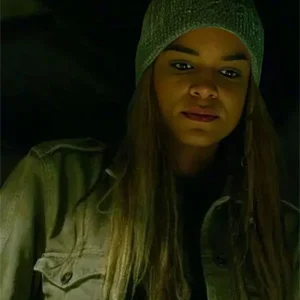 Another Life Elizabeth Faith Ludlow Green Cotton Jacket