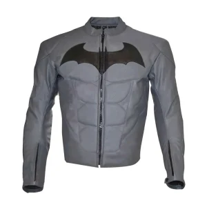 Arkham Knight Batman Black Logo Grey Jacket