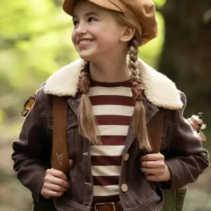 Bookworm 2024 Nell Fisher Brown Fur Jacket