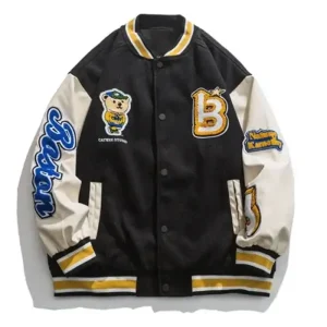 Boston Varsity Black Jacket