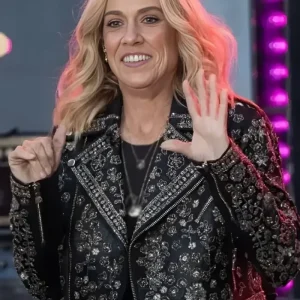 Sheryl Crow NBC Today 2025 Black Floral Jacket