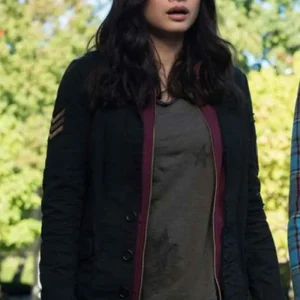 Charmed Melonie Diaz Black Cotton Jacket