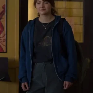 Emilia Jones CODA Ruby Rossi Blue Fleece Hoodie