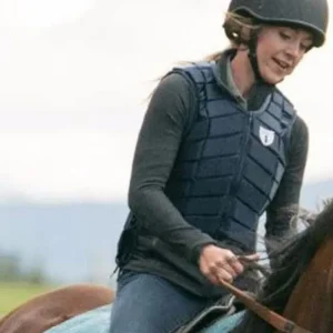 Heartland Amy Fleming Leather Black Vest