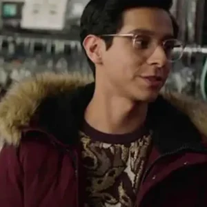 High School Musical Carlos Maroon Cotton Jacket