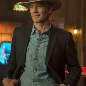 Justified City Primeval Timothy Olyphant Black Blazer