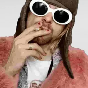 Kurt Cobain Pink Jacket