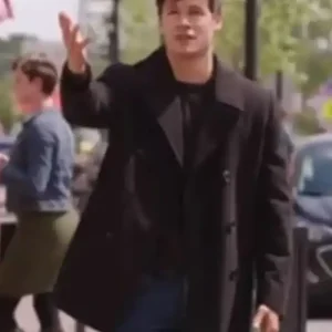 Kyle Allen The In Between Black Pea Wool Coat