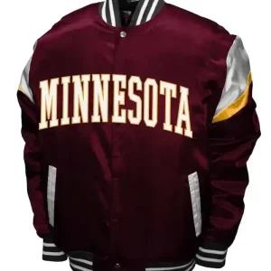 Minnesota Golden Gophers Power Maroon Varsity Jacket