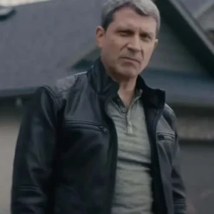 Nobody Paul Essiembre Black Leather Motorcycle Jacket