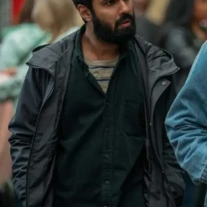 Suspicion Kunal Nayyar Black Puffer Jacket