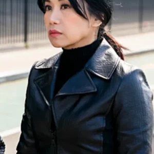 The Equalizer S05 Melody Bayani Cropped Biker Jacket