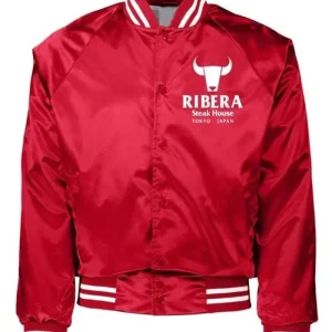 Tokyo Japan Ribera Steakhouse Red Varsity Jacket