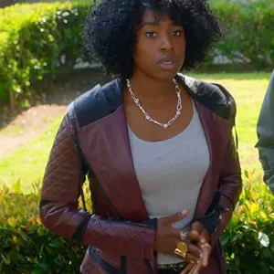 Why Women Kill Taylor Harding Real Leather Jacket