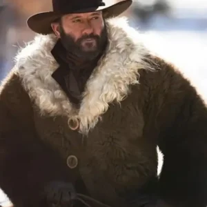 Yellowstone Origin 1883 James Dutton Brown Fur Coat