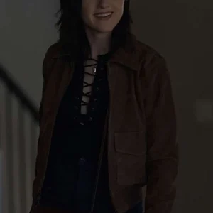 Your Friends and Neighbors S01 Lena Hall Brown Suede Jacket