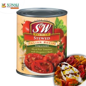 Sliced Pear Tomatoes With Oregano And Basil