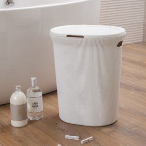 Baobab Laundry Hamper 40 Lt White
