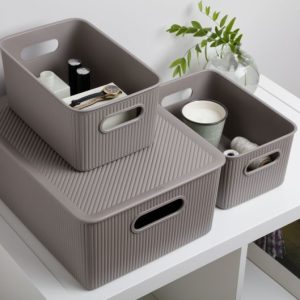 Baobab Storage Basket 15 Lt Taupe