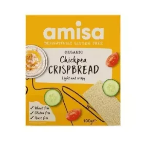 Amisa Organic Gluten-free Chickpea Crispbread (100g)