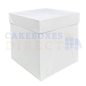 White Folding Tall 2 Piece 12x12x12 inches